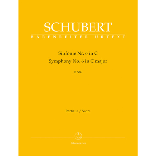 Symphony No 6 in C D589 for Full Orchestra Sheet Music