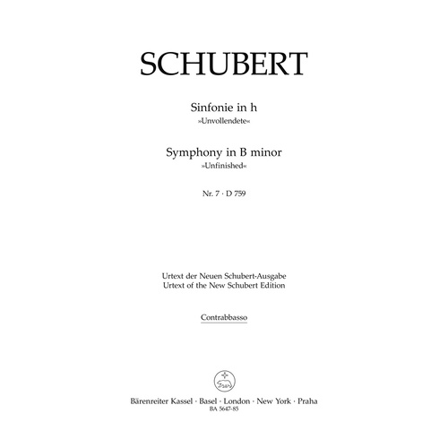 Symphony No 7 Unfinished for Full Orchestra Sheet Music