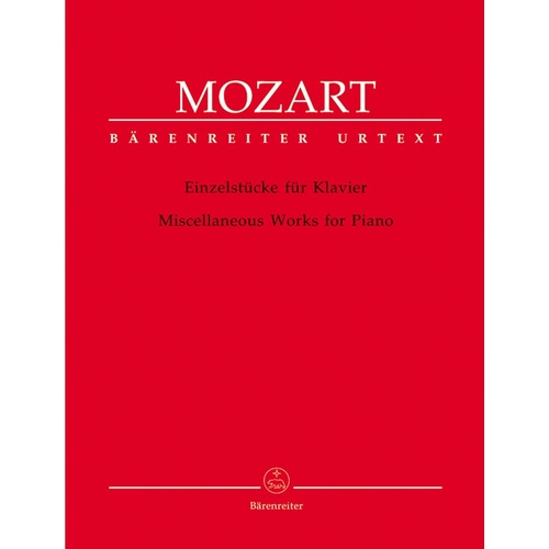 Miscellaneous Piano Works Book