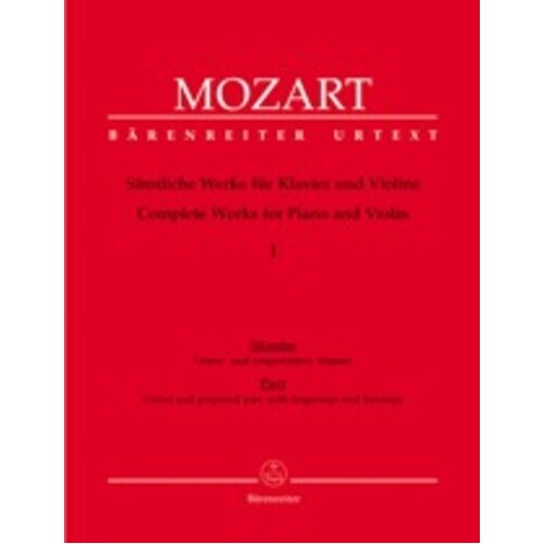 Complete Works For Violn And Piano Book 1 Book