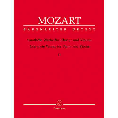 Complete Works For Violin And Piano, Volume Ii