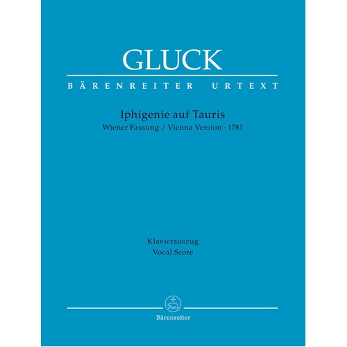 Gluck - Ighigenie Auf Tauris Vocal Score Softcover Book (Classical Vocal)