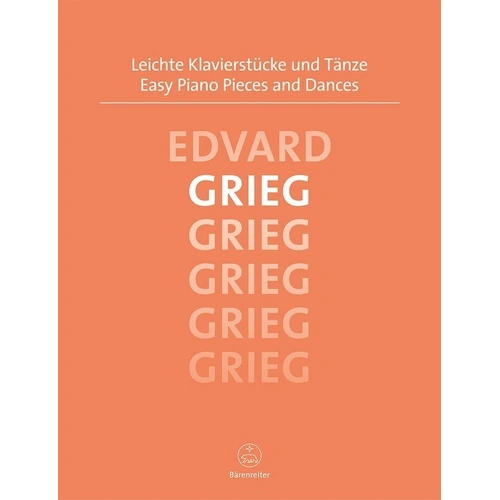 Grieg Easy Piano Pieces and Dances Urtext by Barenreiter