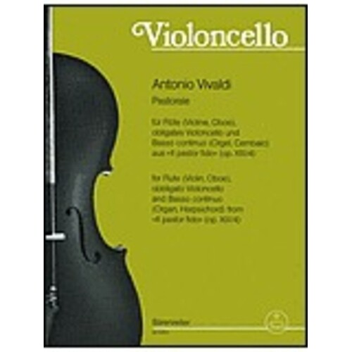 Pastorale 2nd Movement Op 13 No 4 Flute Vlo Piano Book