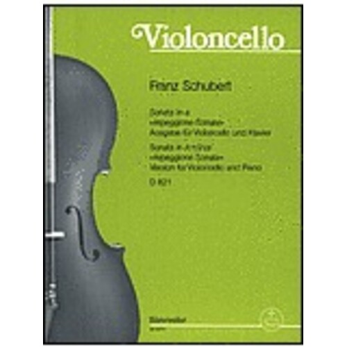 Sonata A Min D 821 Arpeggione Vc Piano (Softcover Book) Book
