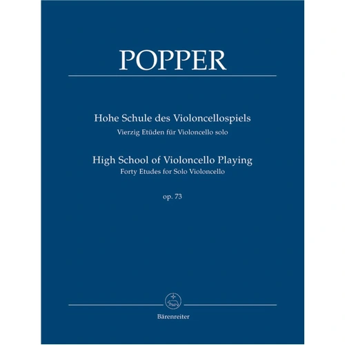 Popper - High School of Cello Playing 40 Etudes Op. 73