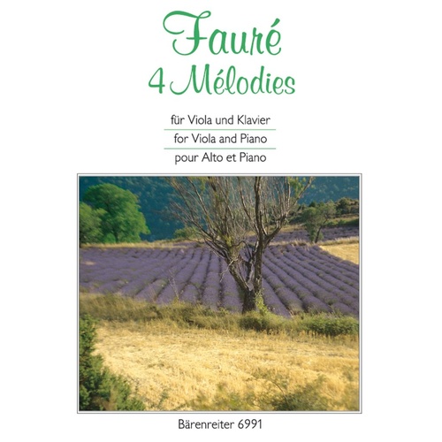 Faure - 4 Melodies for Viola and Piano