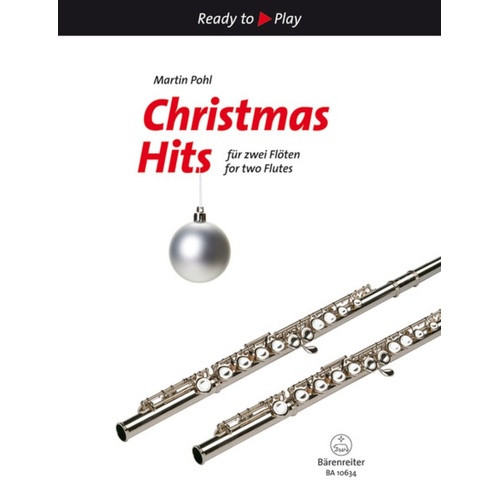 Christmas Hits For Two Flutes Book