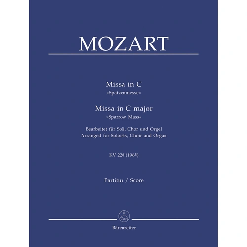 Missa Brevis in C Choral Sheet Music Score