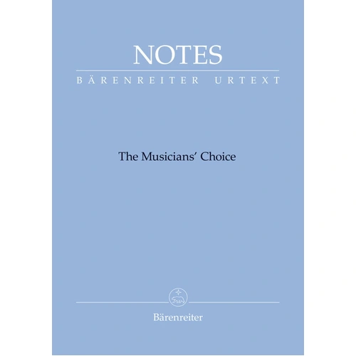 Baerenreiter Notes The Musician's Choice - Debussy Blue Cover - BA8100-27