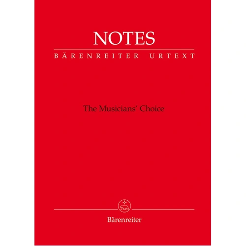 Barenreiter Interleaved Manuscript Red 10.5 x 14.8 cm, 32 Pages with Musical Staves and Writing Lines