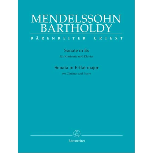 Sonata in E Flat for Clarinet and Piano Sheet Music