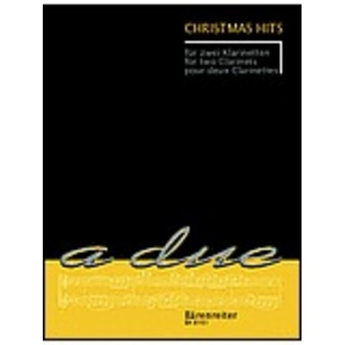 Christmas Hits For Two Clarinets Book