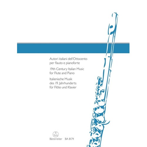 19Th Century Italian Music For Flute/Piano (Softcover Book) Book