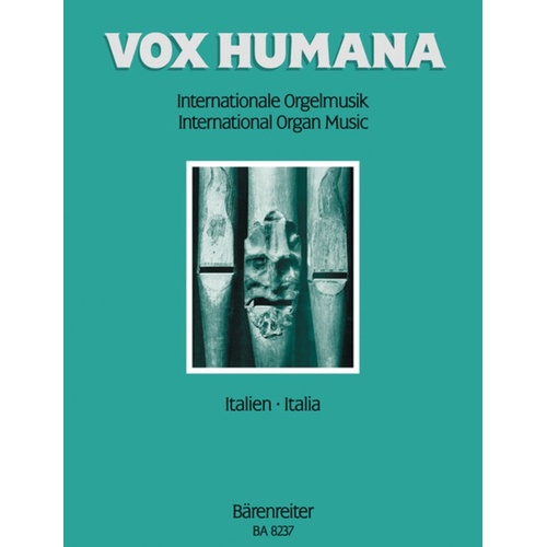 Vox Humana Organ Music Of Italy Book