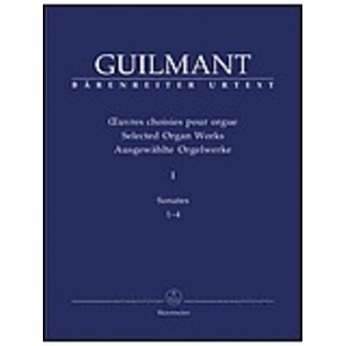 Selected Organ Works Book 1 Sonatas 1-4 Urtext Book