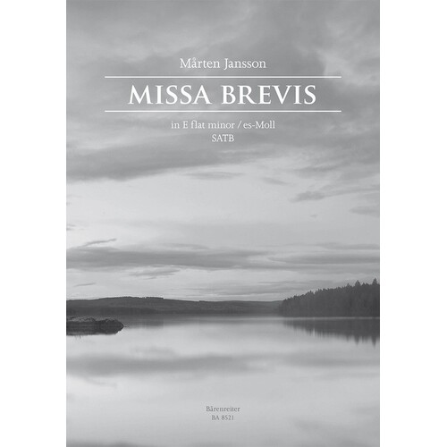 Missa Brevis E Flat Minor SATB A Cappella (Octavo) Book