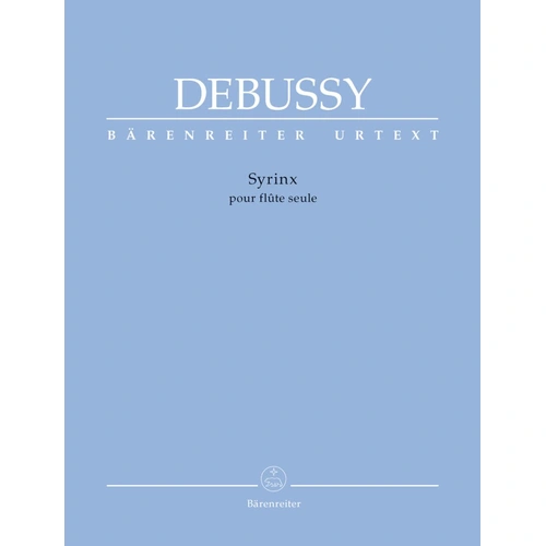 Debussy - Syrinx for Flute Solo Urtext Edition