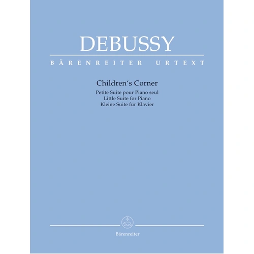 Debussy - Children's Corner Suite for Piano, Urtext Edition, 52 Pages, Barenreiter