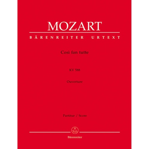 Cosi Fan Tutte Full Score