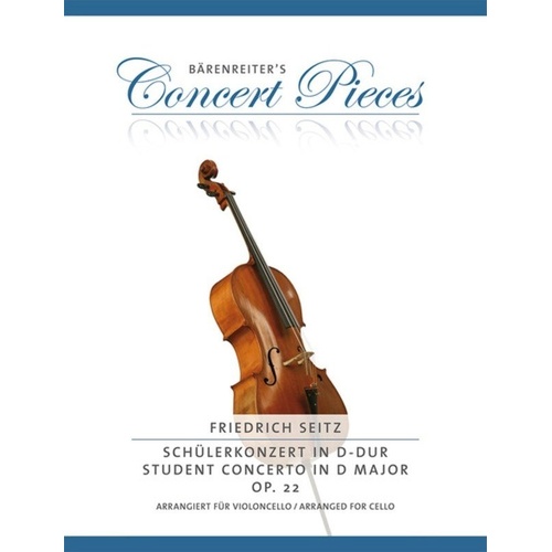 Student Concerto in D Major Op 22 for Violin and Piano
