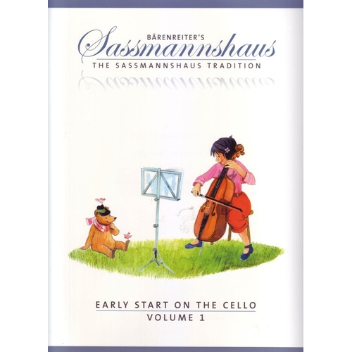 Early Start on the Cello Volume 1 by Barenreiter, 64 Pages