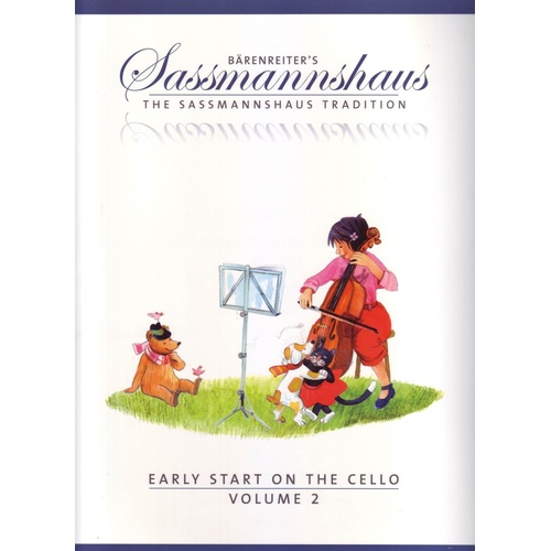 Early Start on the Cello Volume 2 by Barenreiter, 64 Pages