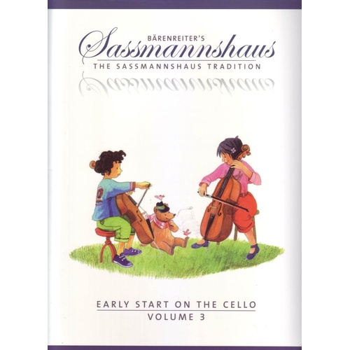 Early Start on the Cello Book 3 by Barenreiter, 72 Pages