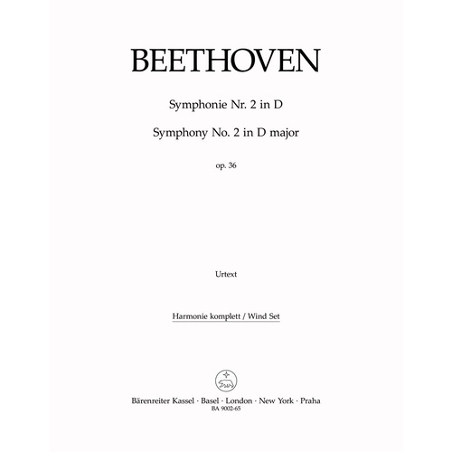 Symphony No 2 Wind Set - Full Orchestra Sheet Music
