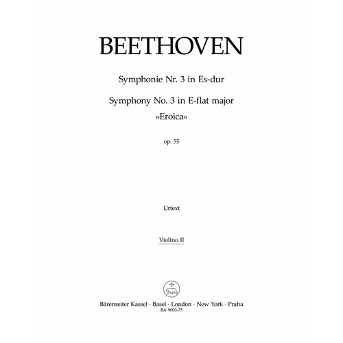 Symphony No 3 Violin Part Sheet Music