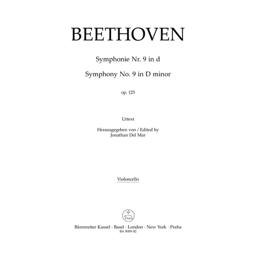 Symphony No 9 DB Arr Del Mar Full Orchestra Sheet Music