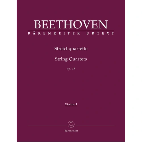 Beethoven String Quartets Op 18 - Bärenreiter Urtext Set of Parts