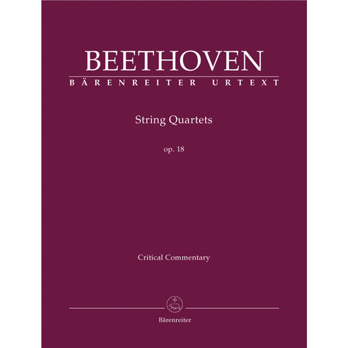String Quartets Op. 18