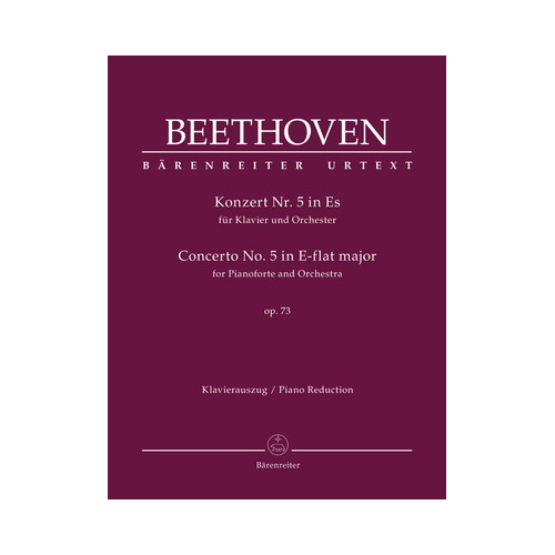Beethoven Piano Concerto No 5 Op 73 Sheet Music for Piano 2P4H