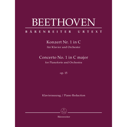 Concerto For Pianoforte And Orchestra No. 1 In C Major Op. 15
