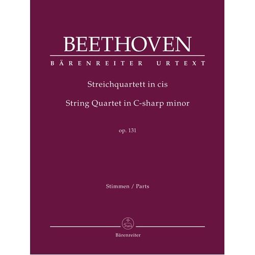 Beethoven - String Quartet C Sharp Minor Op 131 Parts
