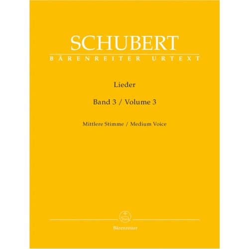 Lieder Book 3 Medium