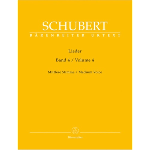 Lieder Book 4 Medium