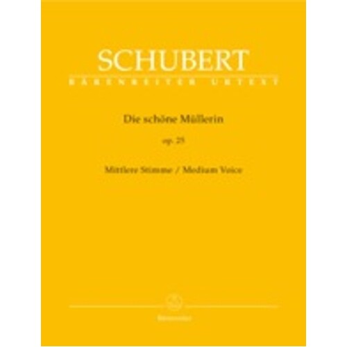 Die Schone Mullerin Op 25 Medium