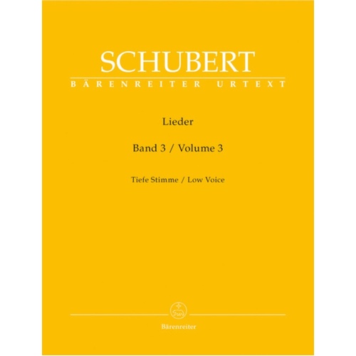 Lieder Book 3 Low