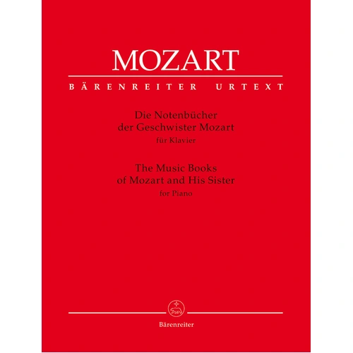 The Music Books of Mozart and His Sister for Piano - BA9177