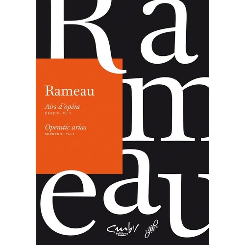 Rameau - Operatic Arias Soprano Vol 1 (Softcover Book) Book