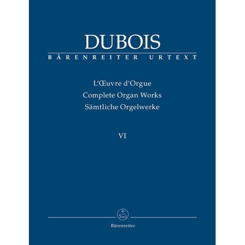 Dubois - Organ Works Vol 4 (Softcover Book) Urtext Edition Book