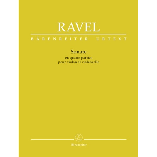 Sonata For Violin And Violoncello Violin Vlc Book