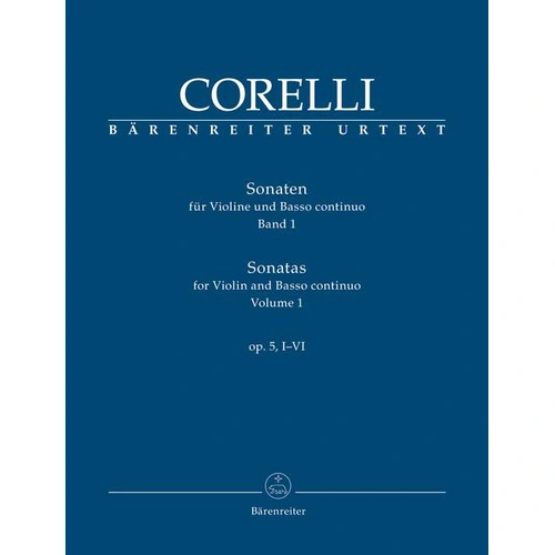 Sonatas for Violin and Continuo Op 5 Nos 1-6 Sheet Music