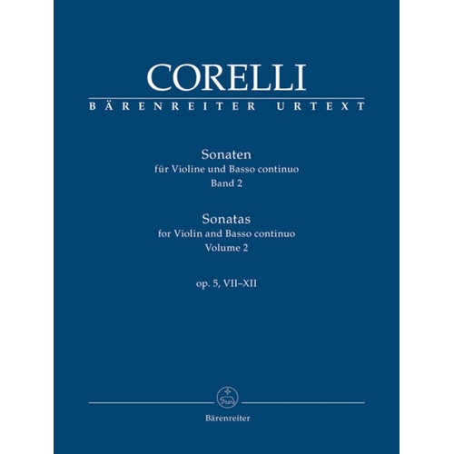 Sonatas 12 Op 5 Book 2 Nos 7 To 12 Violin Piano Book