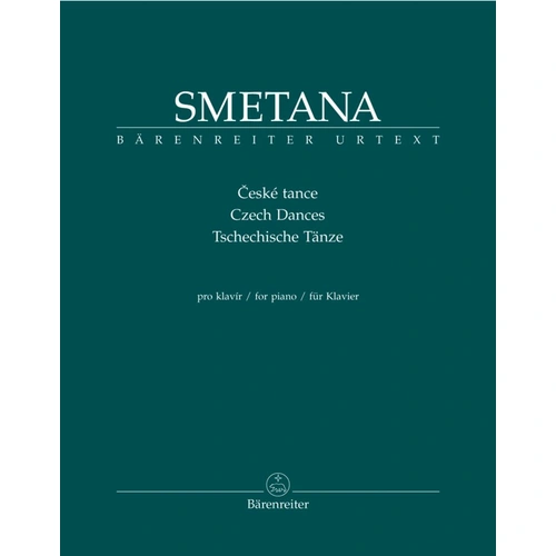Smetana: Czech Dances for Piano - Urtext Edition, 100 Pages, Barenreiter