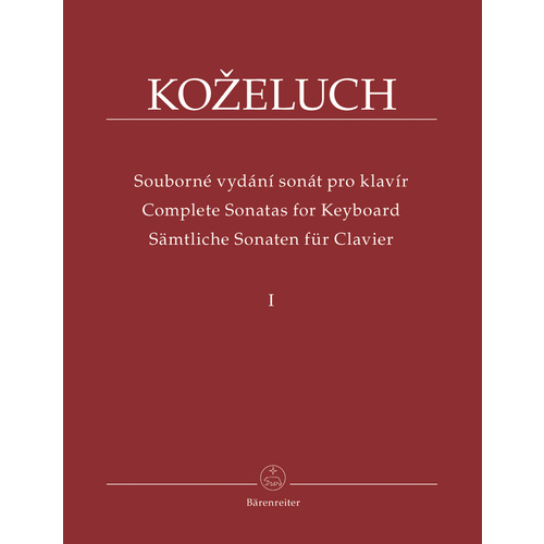 Complete Sonatas For Keyboard I