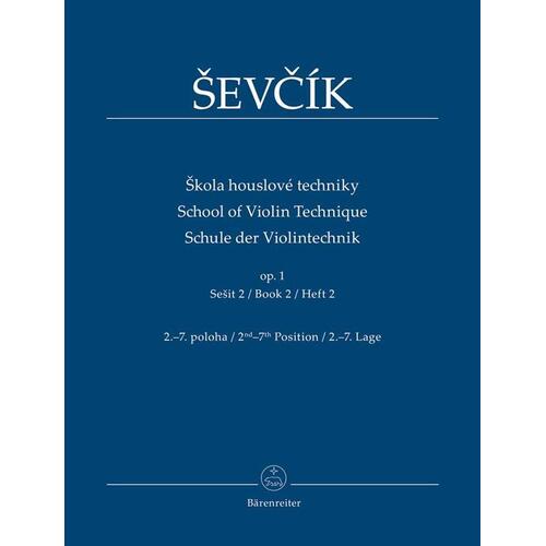 School Of Violin Technique Op 1 Book 2 (Softcover Book) Book