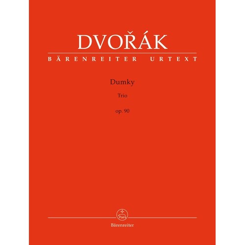 Dumky Trio Op 90 E Min Violin Vc Piano Urtext Urtext Edition Book